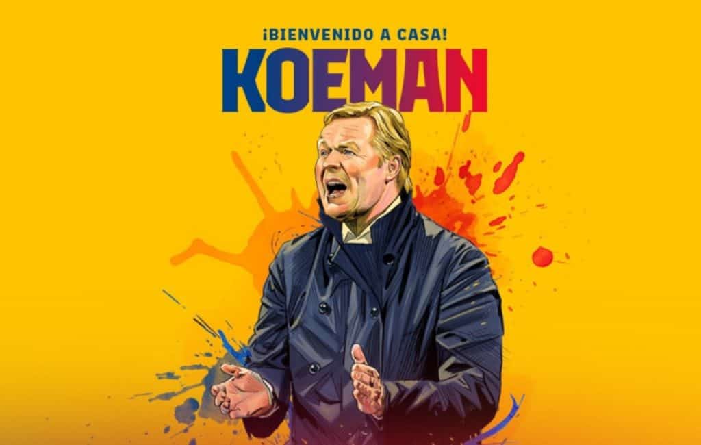 Ronald Koeman nu officieel nieuwe trainer van FC Barcelona