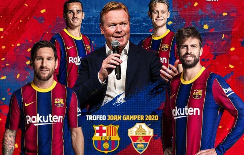 FC Barcelona speelt de Camper openingswedstrijd tegen Elche