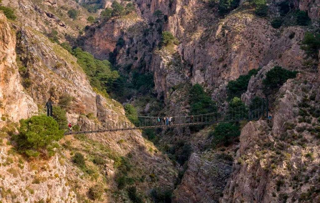 In oktober moet de ‘caminito del rey’ van de Axarquía open gaan