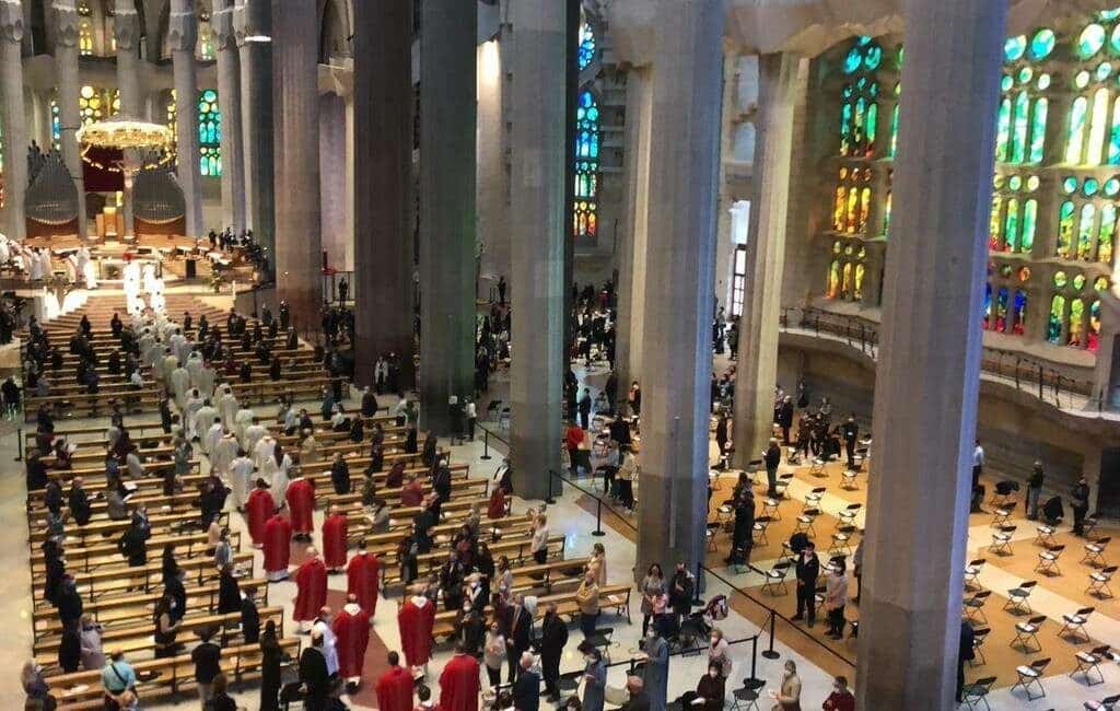 Onderzoek naar ceremonie in Sagrada Familia met 600 aanwezigen