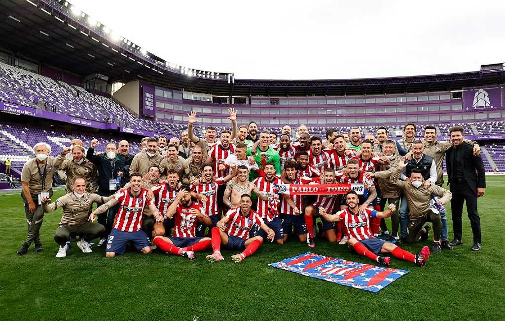 Atlético de Madrid wint voor elfde keer de La Liga voetbalcompetitie in Spanje