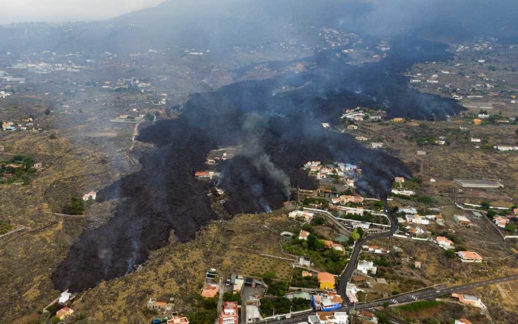 De lava heeft huizen en land ter waarde van 178,4 miljoen euro opgeslokt op La Palma