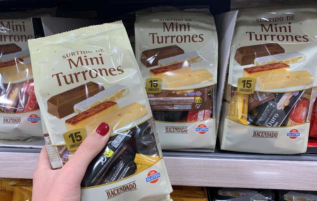 Weet jij niet welke turrón je moet kiezen in Spanje? Probeer dan deze meerkeuze-zak van Mercadona eens