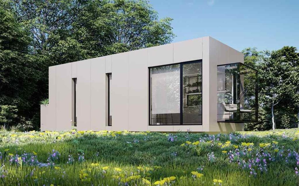 Nieuwe moderne Spaanse mobile home en prefabwoning KEU vanaf 45.000 euro