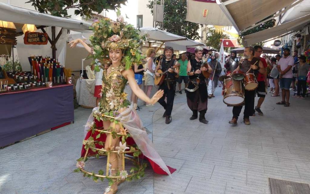 Middeleeuwse markt en feesten in Salou tijdens de ‘Fiesta del Rey Jaime I’