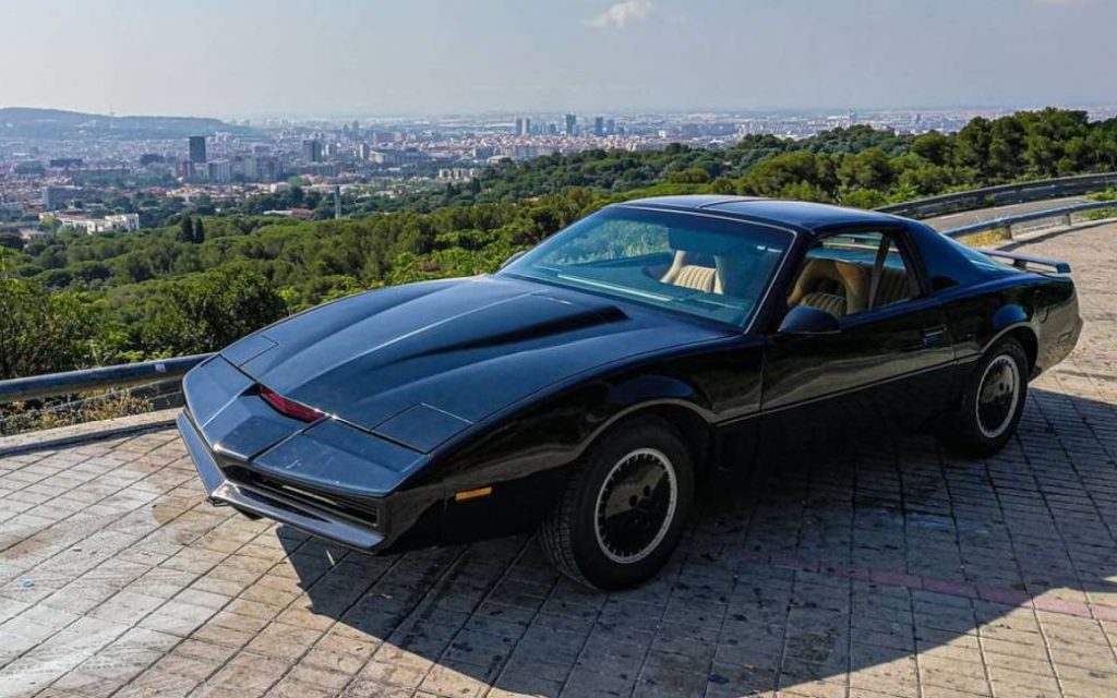 De Spaanse Knight Rider auto K.I.T.T. gezien bij Barcelona