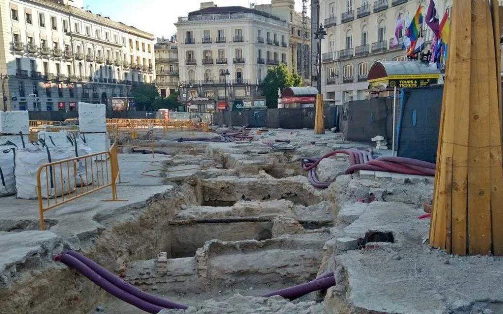 Nieuwe archeologische vondsten onder plein ‘Puerta del Sol’ in Madrid