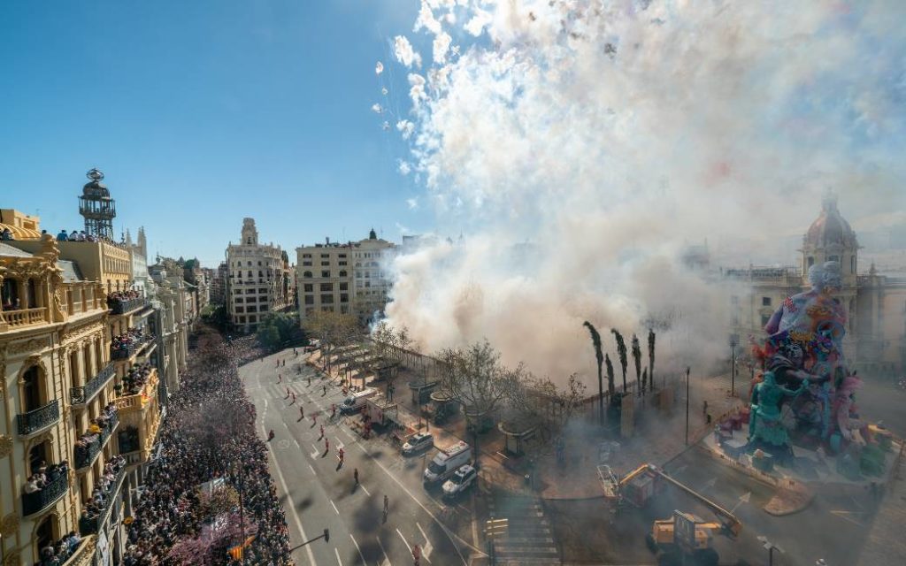 21 gewonden na ongeluk bij vuurwerkshow tijdens de Fallas in Valencia