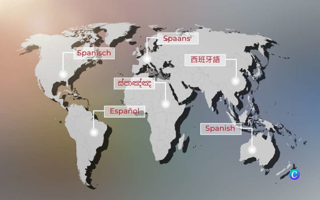 Spaans is de enige taal die in zes continenten wordt gesproken