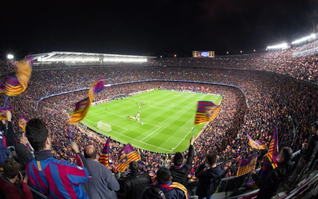 Voetbalstadion Camp Nou van FC Barcelona na 66 jaar gesloten