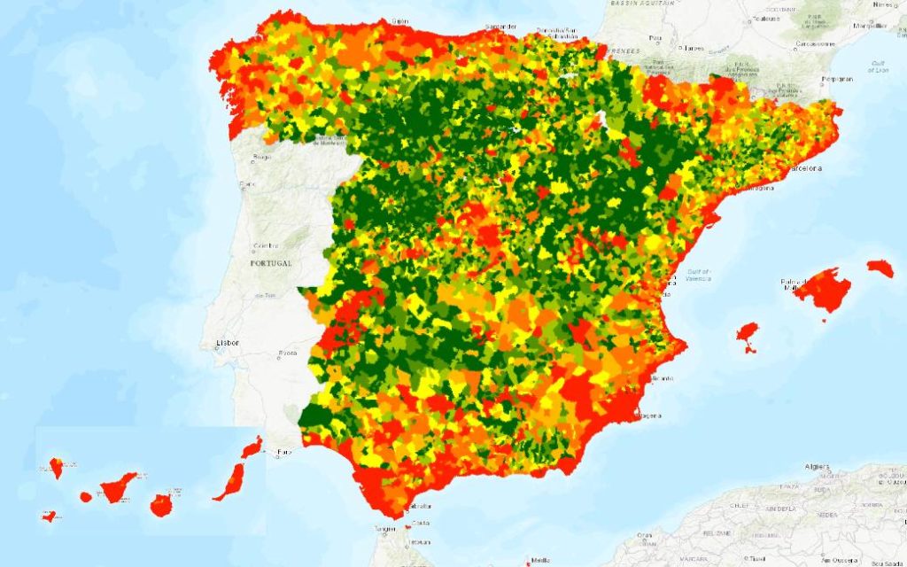 Er zijn meer dan 306.000 toeristische accommodaties in Spanje