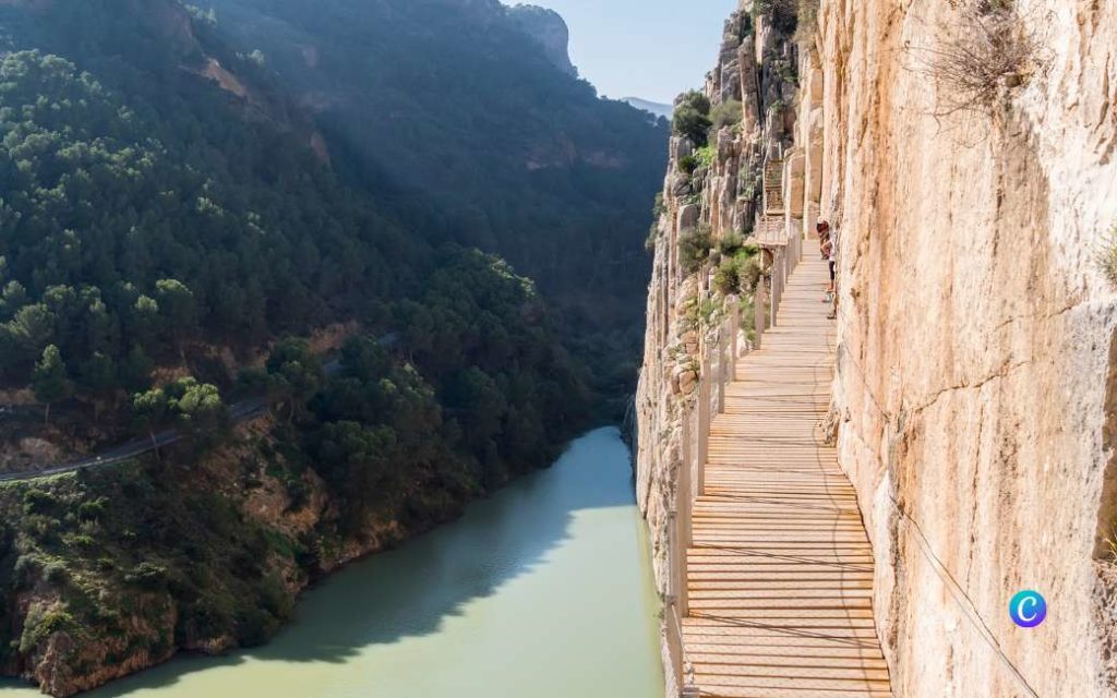 Caminito del Rey in Málaga gesloten vanwege extreem hoge temperaturen