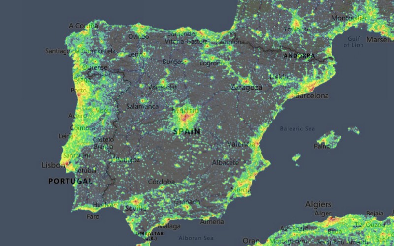 Zoek de beste plaatsen om de vallende sterren van de meteorenzwerm Perseïden te zien in Spanje