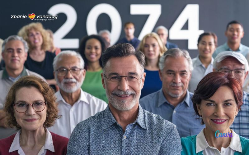 Over 50 jaar zal een derde van de bevolking in Spanje ouder zijn dan 65 jaar