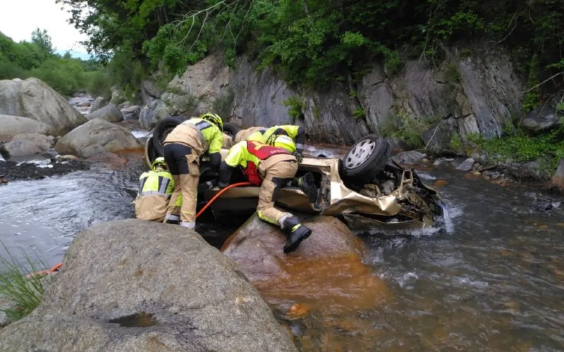 Drie jongeren overleden na val van brug met de auto in de Pyreneeën