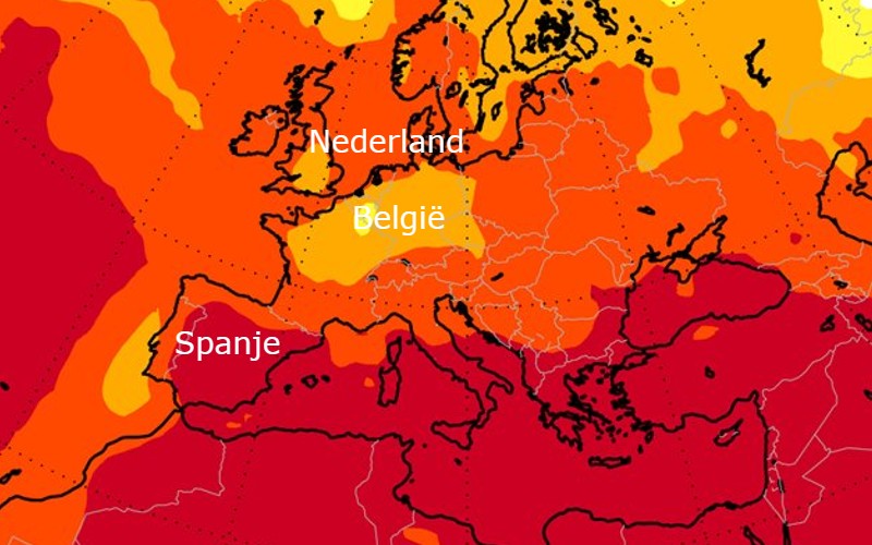 De zomer zal volgens de Spaanse weerdienst warmer zijn dan gebruikelijk