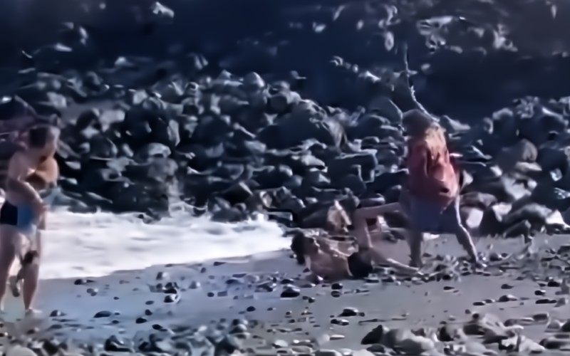 Nederlandse grotbewoner valt Oostenrijkse man aan op een strand op Tenerife