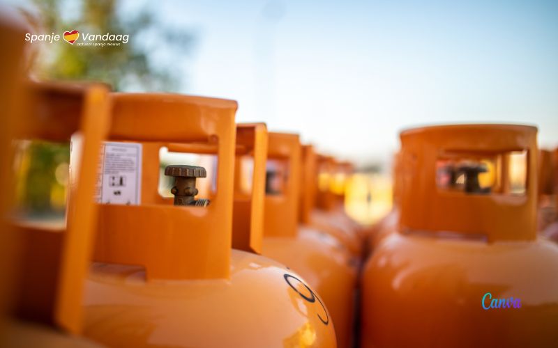 Prijzen oranje butaangasflessen voor de tweede keer dit jaar gedaald in Spanje