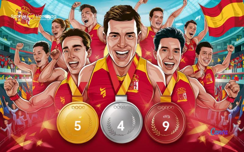 Spanje wint 18 medailles tijdens de Olympische Spelen van Parijs 2024