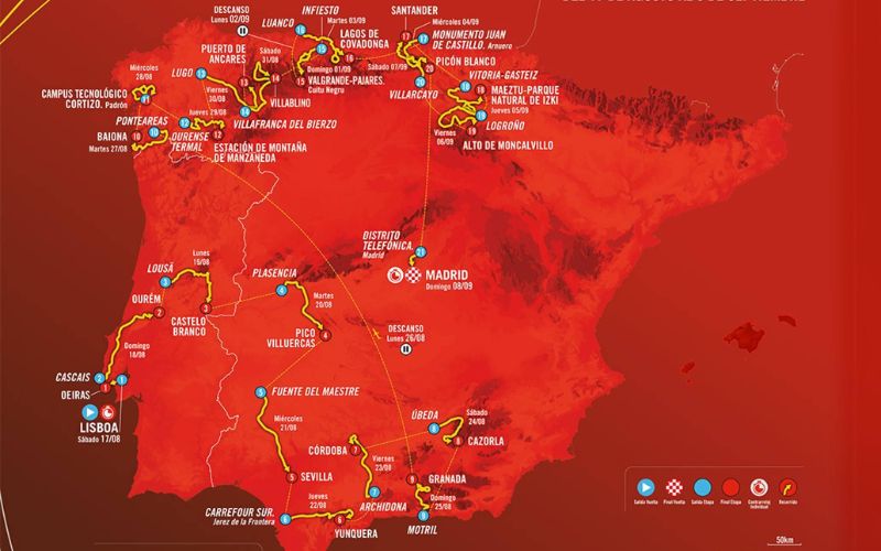 De Spaanse wielerronde Vuelta a España 2024 begonnen