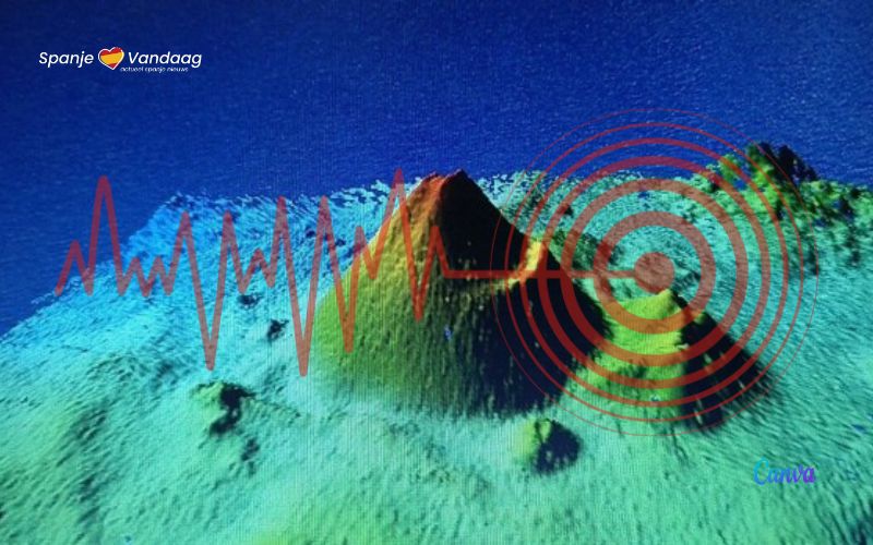 Onderzeese vulkaan tussen Gran Canaria en Tenerife zorgt voor tientallen aardbevingen