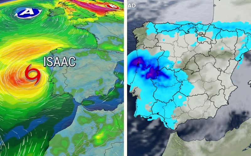 Tropische storm of orkaan Isaac kan Spanje bereiken