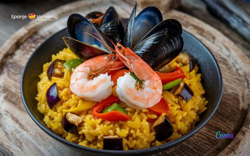 SpanjeRecepten: Poke Bowl Dag met een Spaanse paella-poke-versie