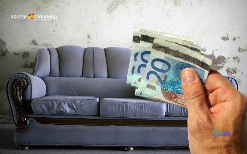 Gelukkige koper vindt 6000 euro in tweedehands bankstel in Spanje