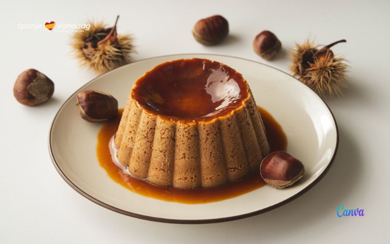 SpanjeRecept: flan van kastanjes, het perfecte Spaanse herfstdessert