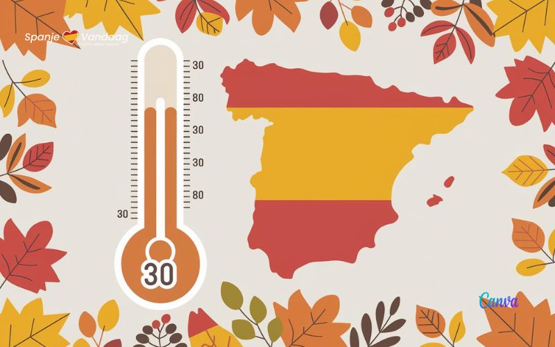 Oktober begonnen met hoge temperaturen tot 34 graden