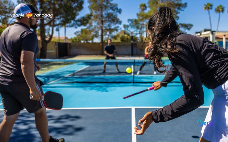 Pickleball is een opkomende sport in Spanje als alternatief voor paddel