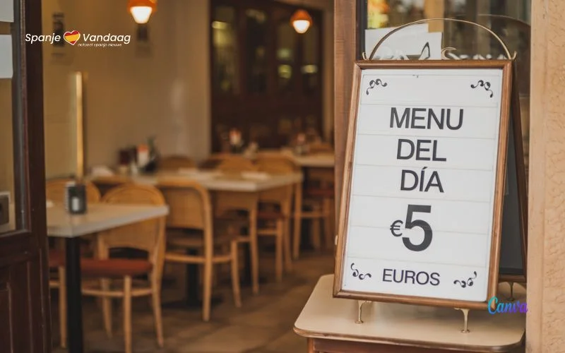 Ontdek de goedkoopste dagmenu's in Spanje: voor minder dan 5 euro een complete maaltijd