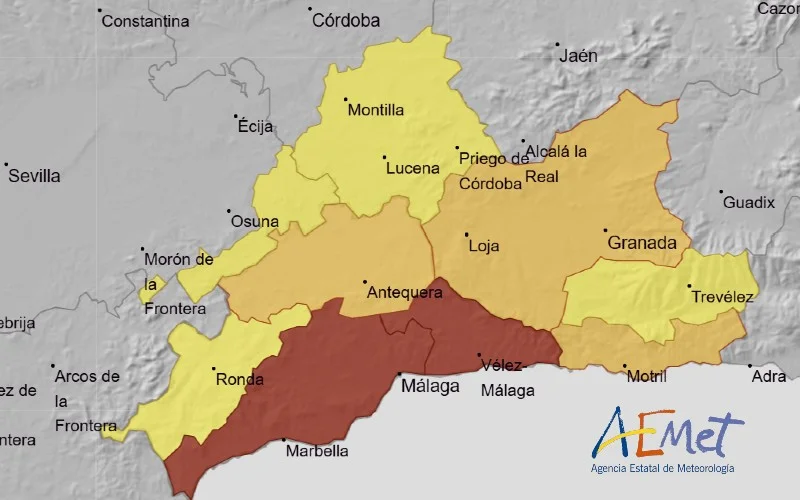 Málaga bereidt zich voor op de DANA met evacuaties en noodmaatregelen in Guadalhorce-vallei