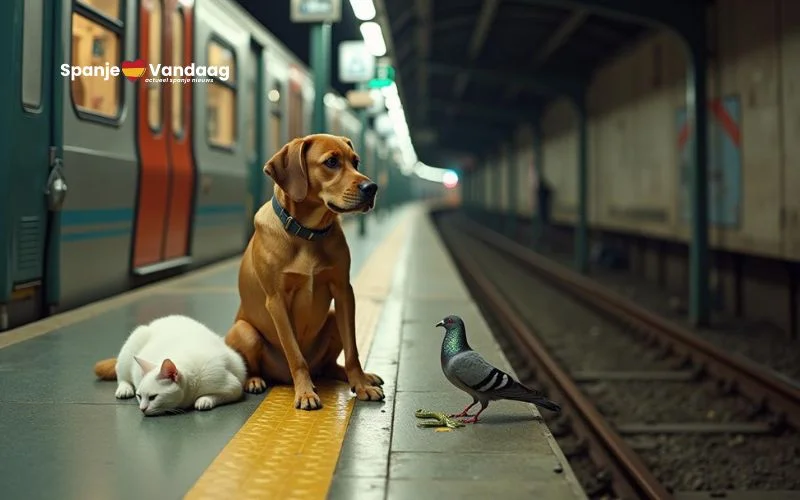 Zo vangt men voortaan de dieren die per ongeluk in de metro van Madrid belanden