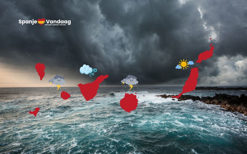 Autoriteiten geven adviezen vanwege komst van zware storm (DANA?) naar Canarische Eilanden