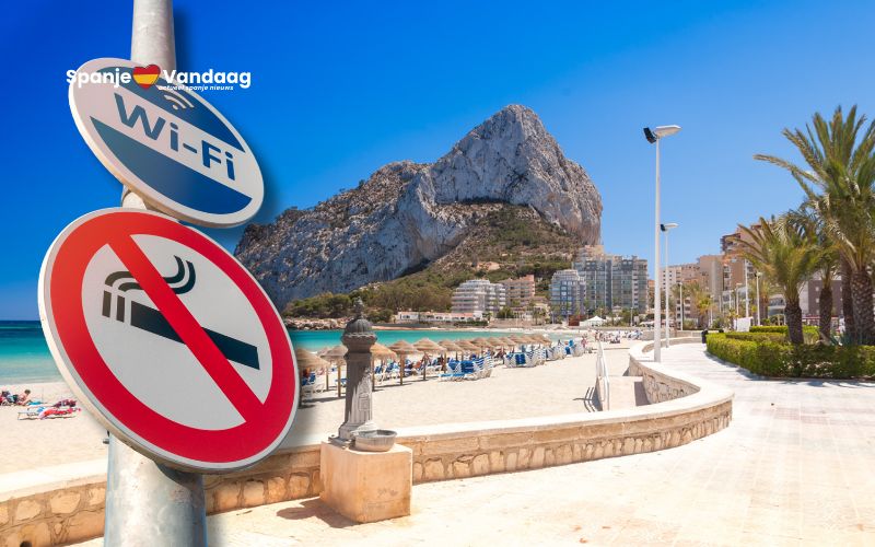 Calpe verbiedt roken op alle stranden, behalve in twee aangewezen zones