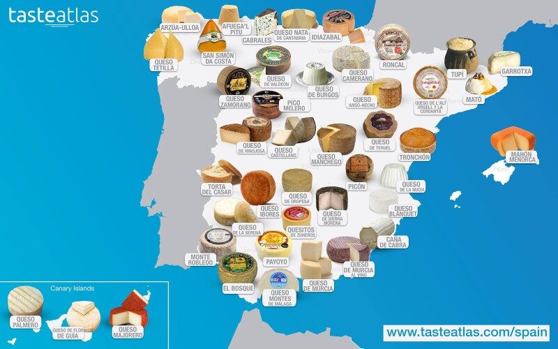Spanje viert Wereld Kaasdag met een smakelijk overzicht van populaire kazen