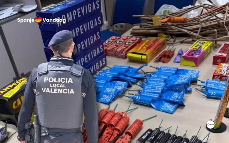 Vijf Nederlanders beboet in Valencia voor gebruik van verboden vuurwerk tijdens Fallas-festiviteiten