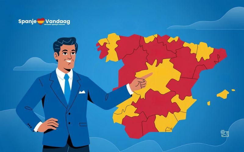 Einde in zicht van korte warmteperiode met temperaturen tot 25 graden in Spanje