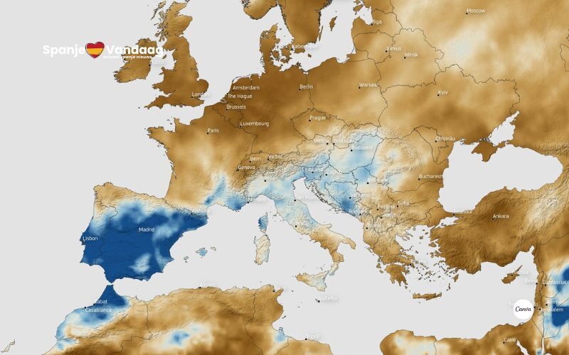 Semana Santa in Spanje dreigt in het water te vallen door storm en natte aprilmaand