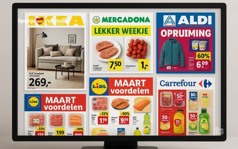 Zo vind je de beste aanbiedingen van supermarkten en winkels in Spanje online