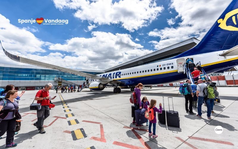 Ryanair dreigt nog meer vluchten te schrappen op Spaanse regionale luchthavens