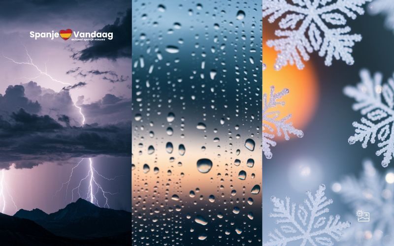 Nieuwe storm ‘Nuria’ brengt deze week zware regen en wind naar Spanje