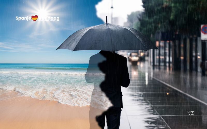 Storm Olivier brengt regenachtig begin van Semana Santa 2025