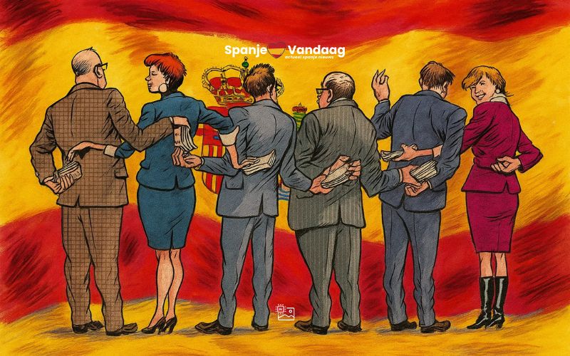 Corruptie blijft Spanje miljarden kosten met de Partido Popular als koploper in schandalen
