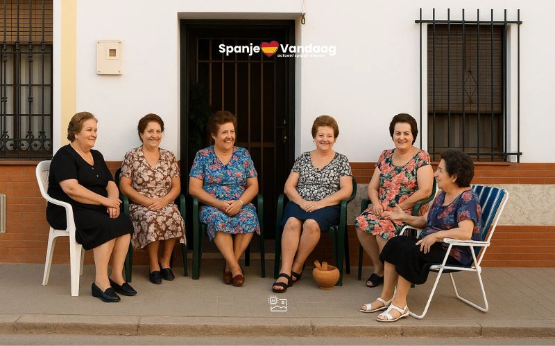 Politie in een dorp in Granada waarschuwt voor stoelen op straat en de ’tomar el fresco’ traditie 