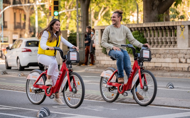 Er wordt minder gefietst in Barcelona