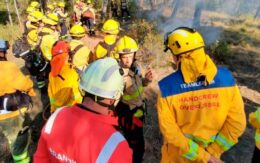 Nederlandse brandweerlieden trainen in Spanje voor extreem klimaat