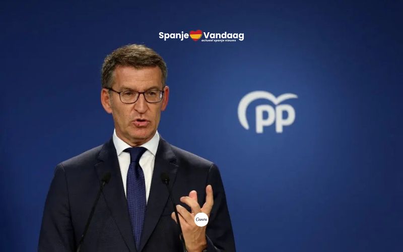 Oppositieleider PP praat met coalitiepartijen Spaanse regering over motie van wantrouwen