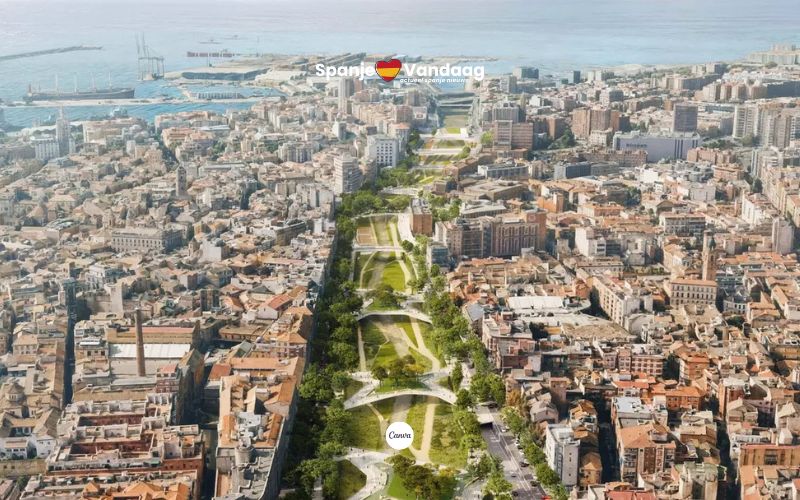 Málaga wil de Guadalmedina rivier veranderen in een groen park